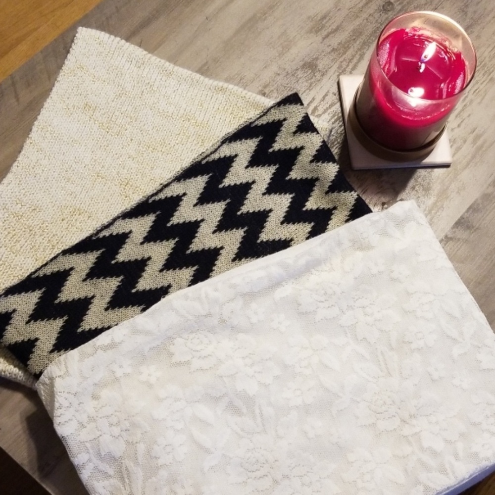 Trio of Infinity Scarves